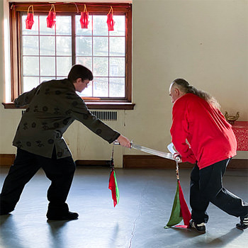 Sihing Will and Artimus - Saber Fencing