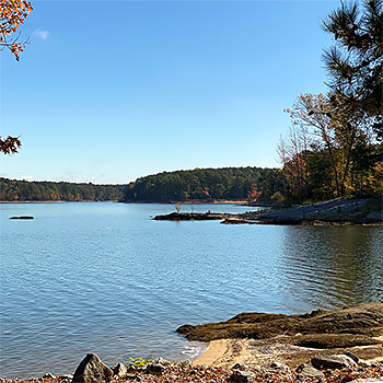 Lake at the retreat center